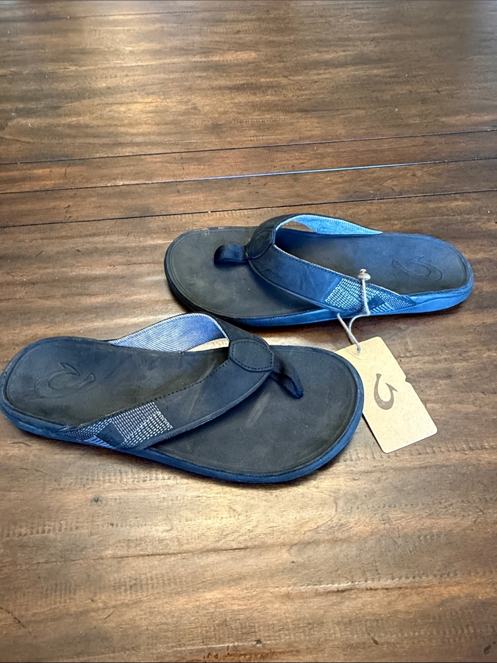 Olukai Black Tuahine Men US 11 ACs